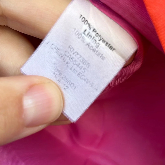 J. Crew Barbie Pink & Red Flare Skirt, size 0 - Picture 7 of 8